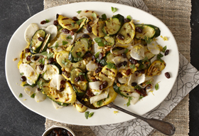 Moveable Feast's Grilled Squash and Onion Salad
